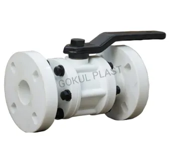 PP Flange End Ball Valve